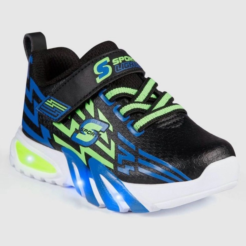S Sport By Skechers Toddler Boys' Ottis Light-up Sneakers - Size 7 New